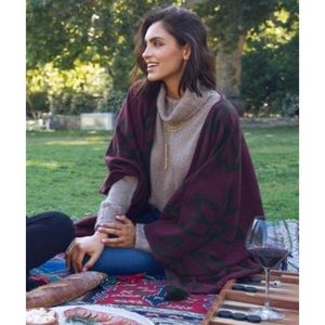 Cleobella Coastal Cowgirl Knit Boho Kimono Cardigan With Tassels